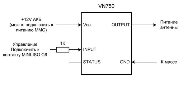 Ммс лада гранта схема подключения