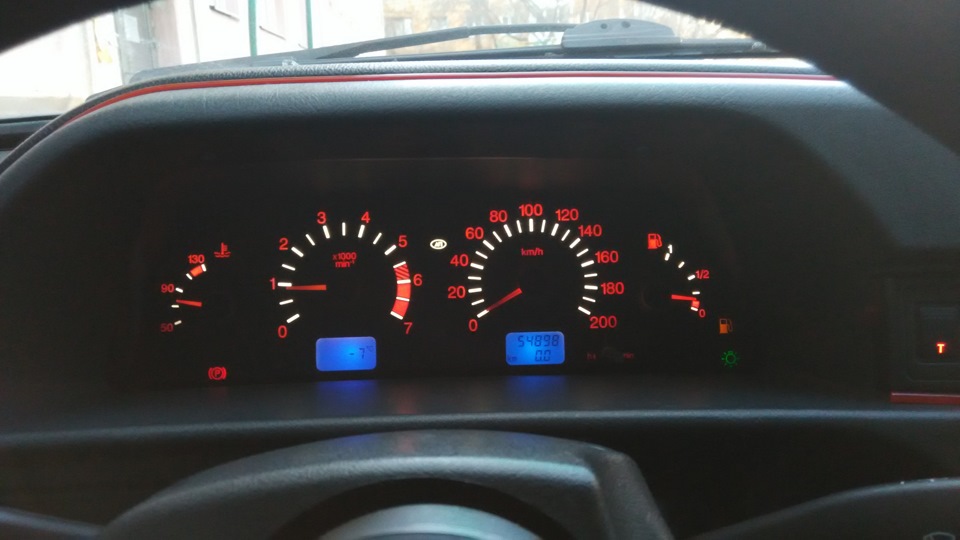 Как сделать тест приборки ваз 2114