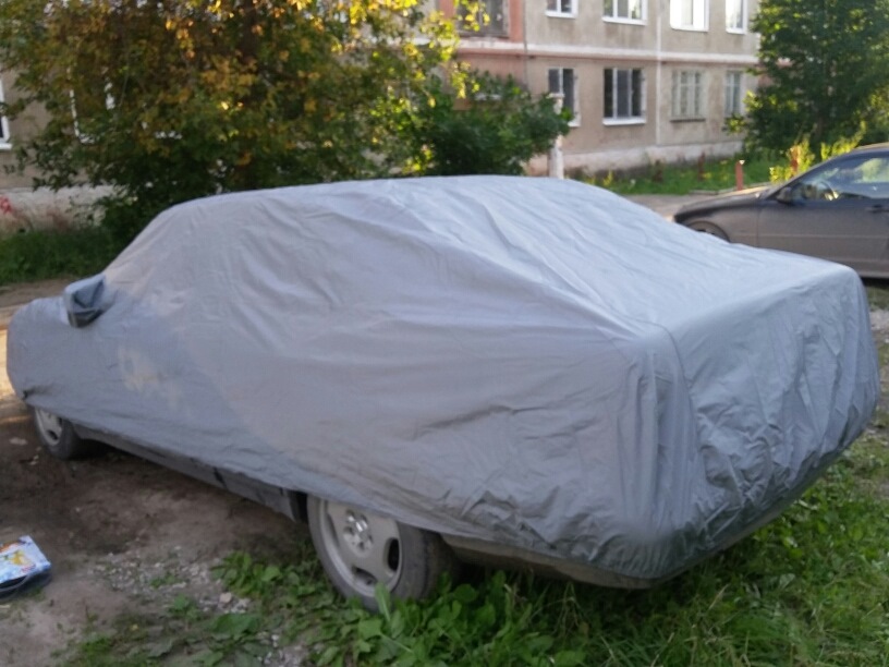 Тент-чехол для машины. — Mercedes-Benz E-Class (W210), 2,3 л, 1996 года ...