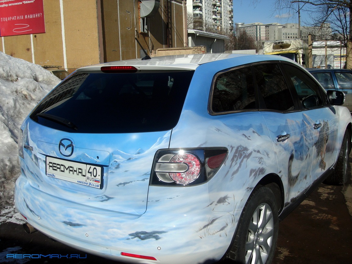 Аэрография Mazda CX 5