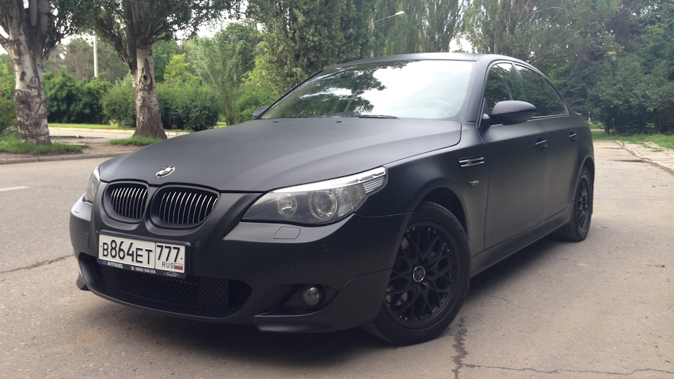 BMW e60 Matte Black