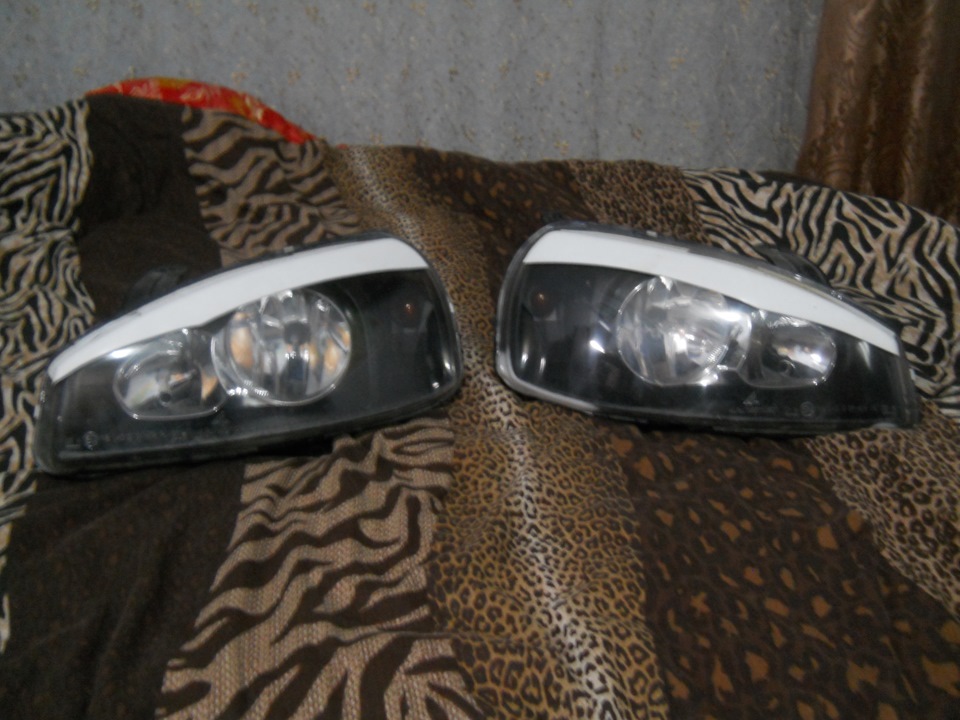 Продам фары на калину под Линзы — Lada Калина Хэтчбек (1G), 1,6 л, 2011 ...