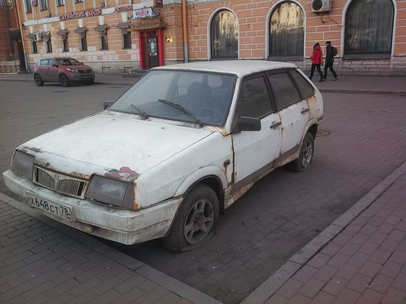 Брошенные автомобили в санкт петербурге