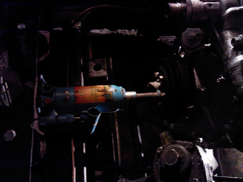 Установка коробки, раздатки и двигателя в одиночку. — УАЗ 469, 2,4 л ...