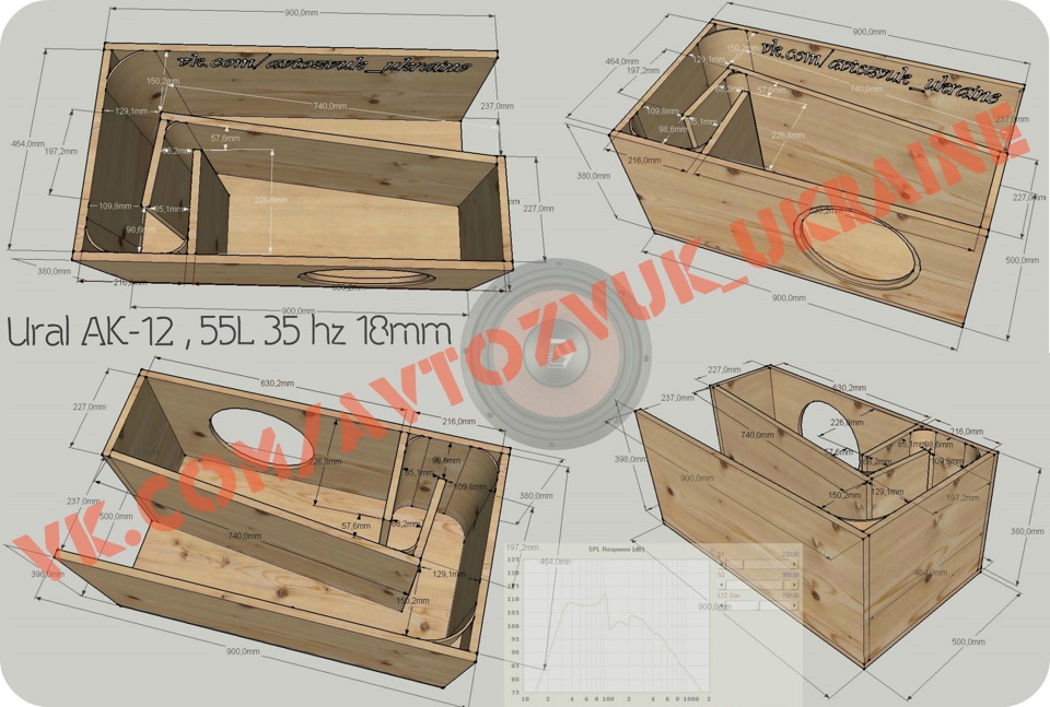 Короб из дсп для сабвуфера