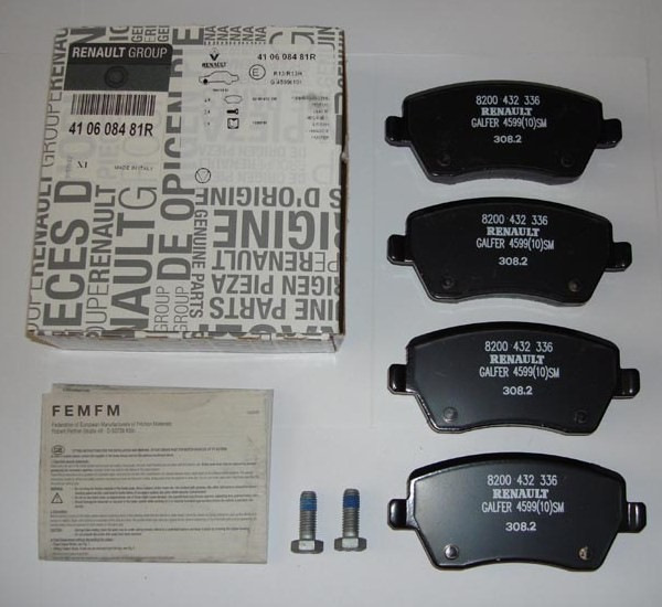 8200432336 Колодки тормозные RENAULT | Запчасти на DRIVE2