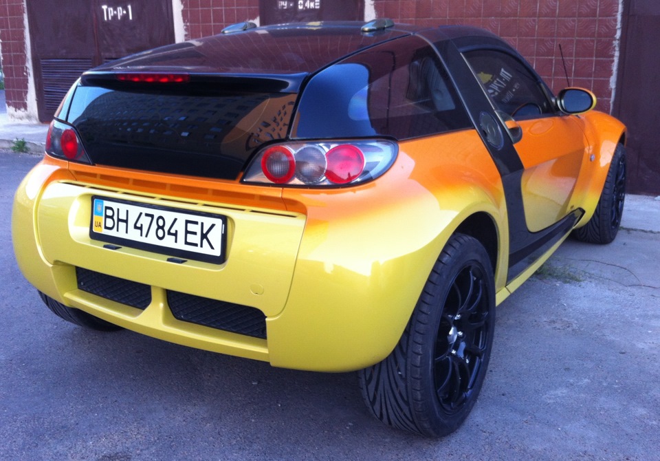 Smart Roadster Coupe оранжевый