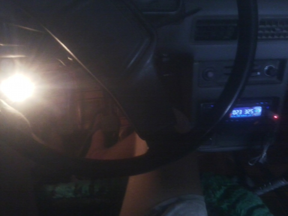 Подсветка для замка зажигания. — Москвич 2140 SL, 1,5 л, 1986 года ...