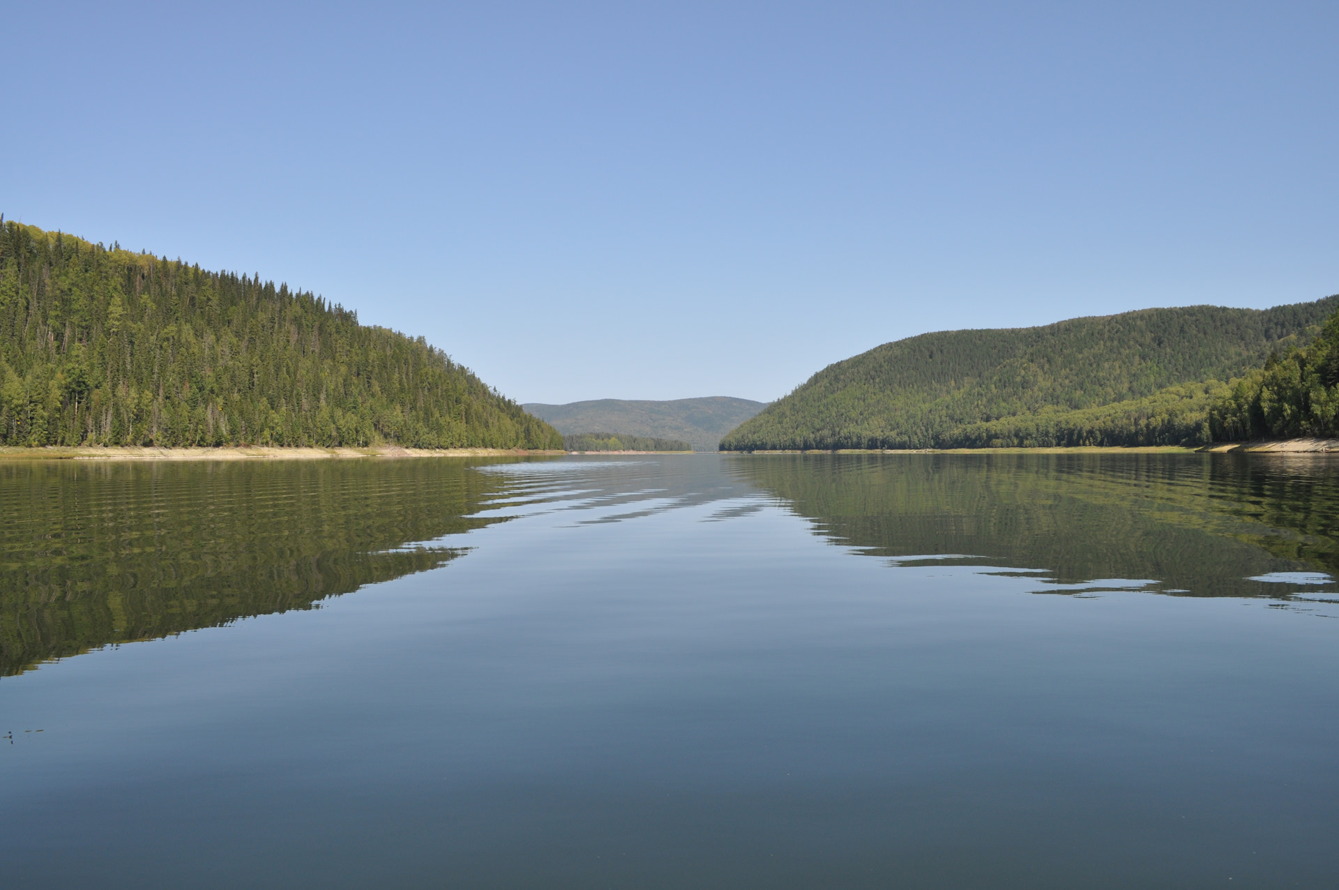 Красноярское водохранилище фото