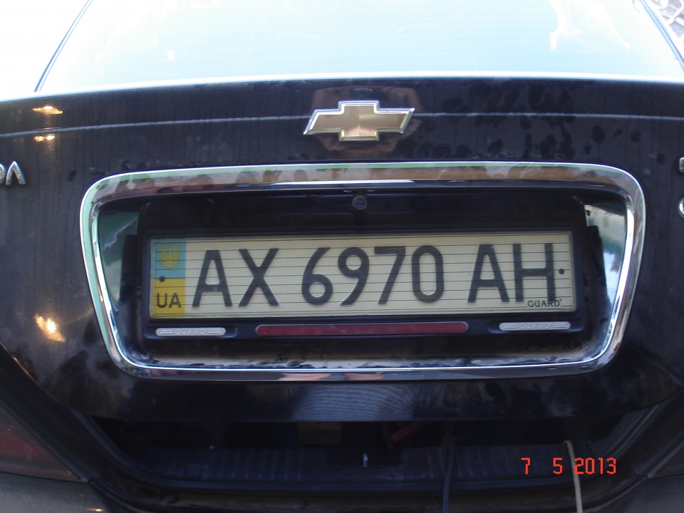 Камера заднего вида. — Chevrolet Evanda, 2 л, 2006 года | электроника ...