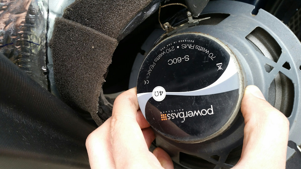 Power bass S60C — KIA Ceed (1G), 2 л, 2011 года автозвук DRIVE2