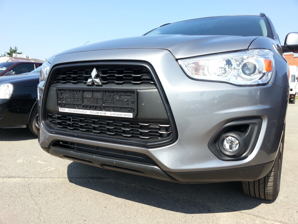 Почему собственно серый мышь… — Mitsubishi ASX, 2 л, 2014 года | прикол ...