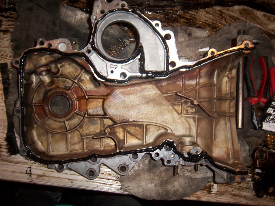 Двигатель 1ZZ-FE. Снятие и установка головки блока цилиндров - детальная схема