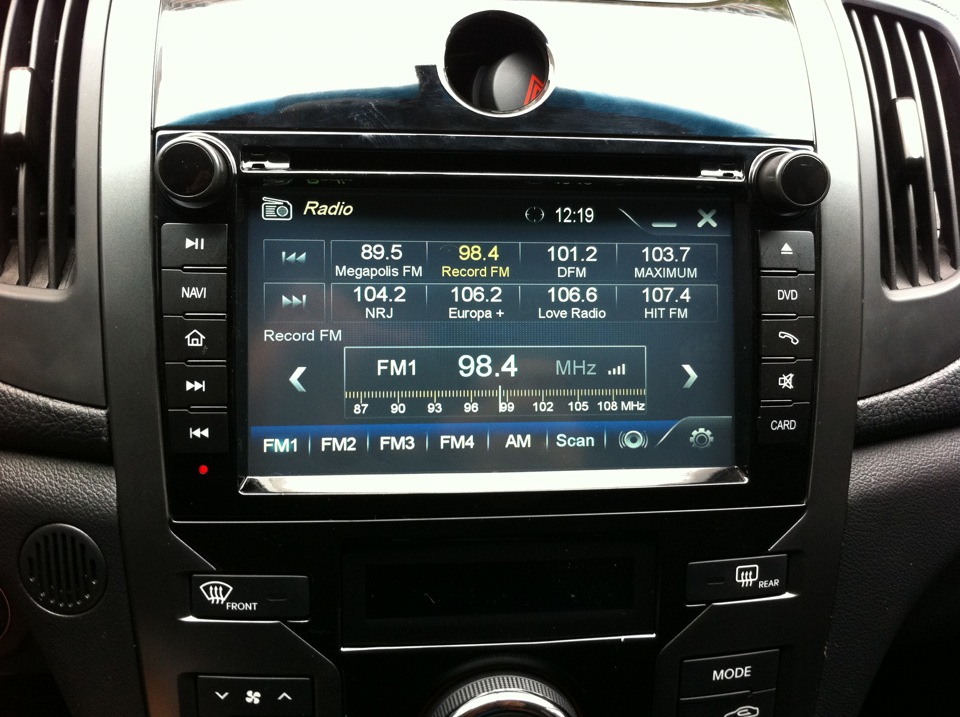 Радио — KIA Cerato (2G)