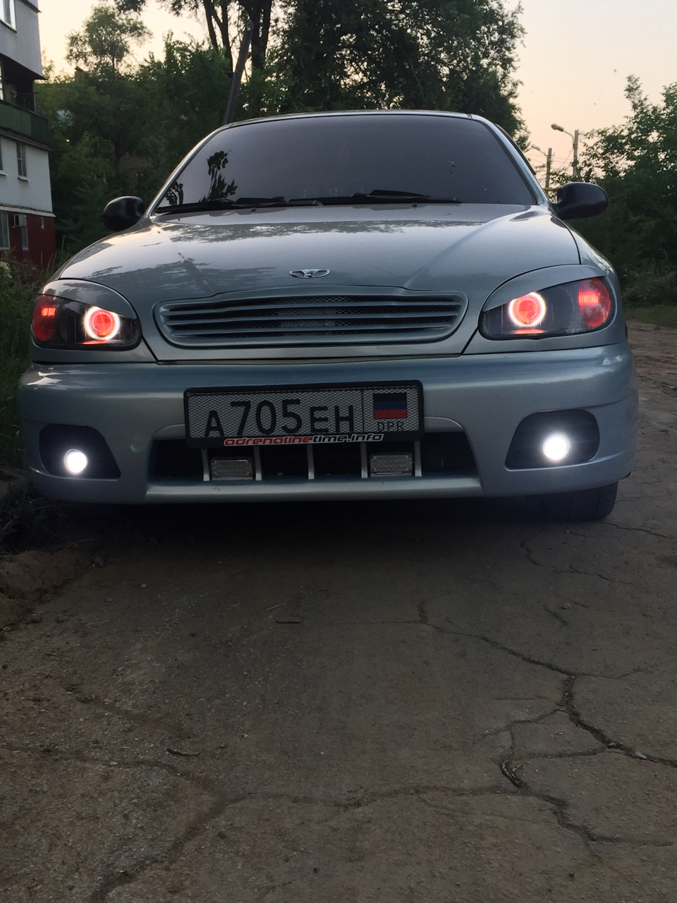 Дьявольские глазки — Daewoo Lanos, 1,6 л, 2005 года | аксессуары | DRIVE2