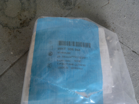 WHT006944 Болт VAG | Запчасти на DRIVE2