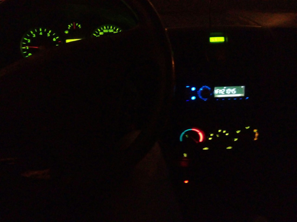 Замена лампочек подсветки отопителя, приборной панели — Hyundai Getz, 1 ...