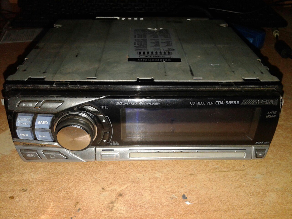 Alpine CDA-9855R — Lada 11113 Ока, 0,8 л., 1999 года | автозвук | DRIVE2