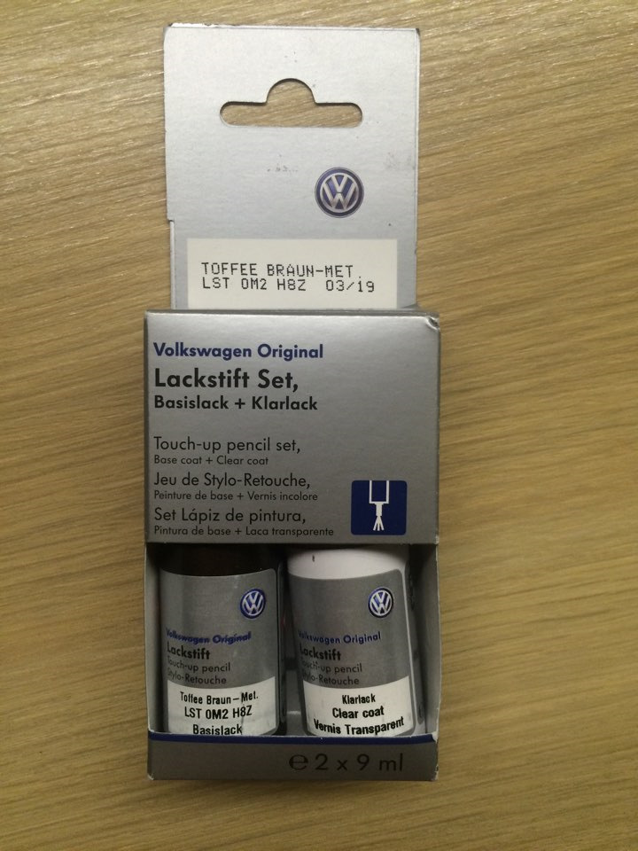 Оригинальный набор для подкраски сколов — Volkswagen Tiguan (1G), 2 л ...