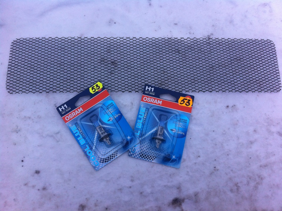 Osram COOL BLUE INTENSE (H1) + сеточка на номера. — Renault Megane II ...