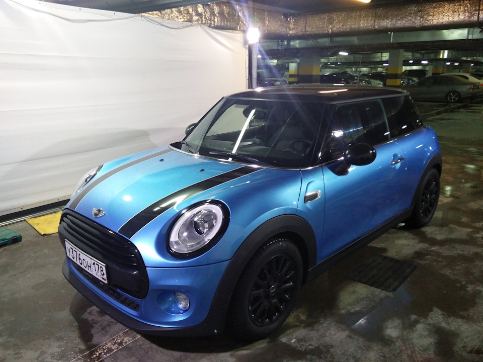 Антихром. Тонировка. Защитная пленка на фары. — MINI Cooper Mk III, 1,5 ...