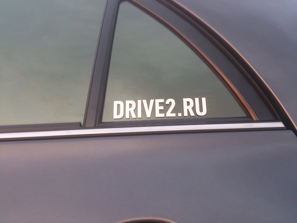 Наклейка — Toyota Corolla (140/150), 1,6 л, 2013 года | аксессуары | DRIVE2