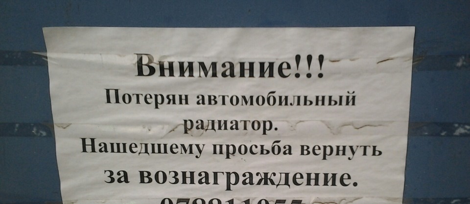 Как написать объявление о потере телефона образец