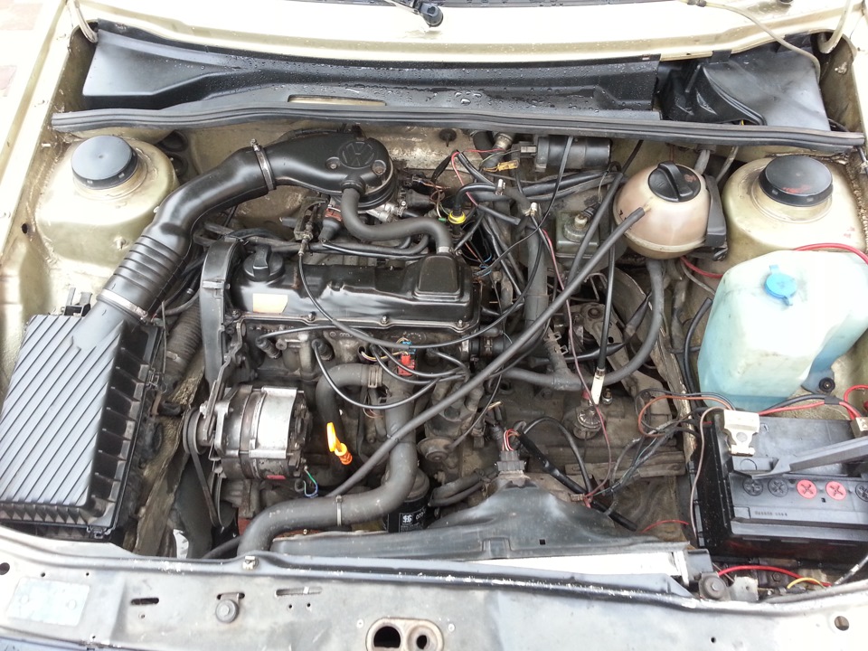 дождь…пару фото — Volkswagen Golf Mk2, 1,8 л, 1992 года | просто так ...