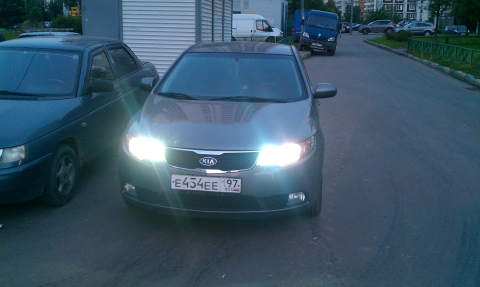 Колхозо-ксенон 4300К — KIA Cerato (2G), 1,6 л, 2011 года | электроника ...