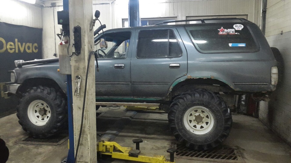 Проставки под шаровую 130VZN на заказ — Toyota 4Runner (II), 3 л, 1993 ...