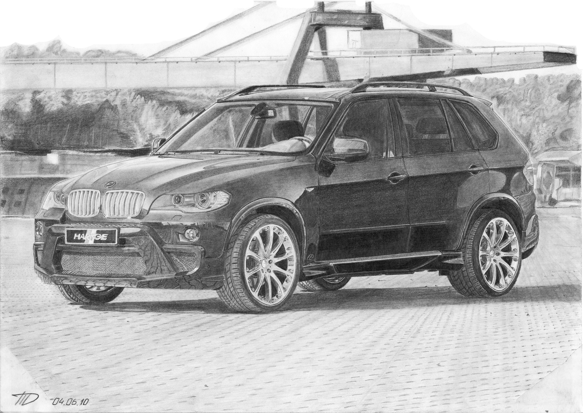 Как нарисовать bmw x5