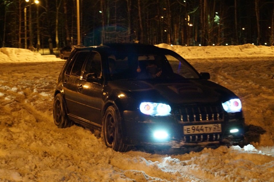 VW Golf 4 зима