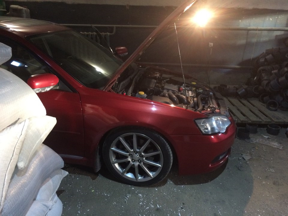 Чистка форсунок уз со снятием — Subaru Legacy (BL/BP), 3 л, 2005 года ...