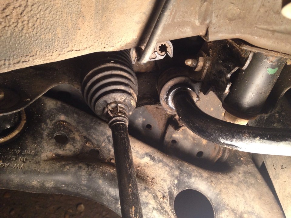 Сделал как надо, втулки переднего стабилизатора заложил смазку ...