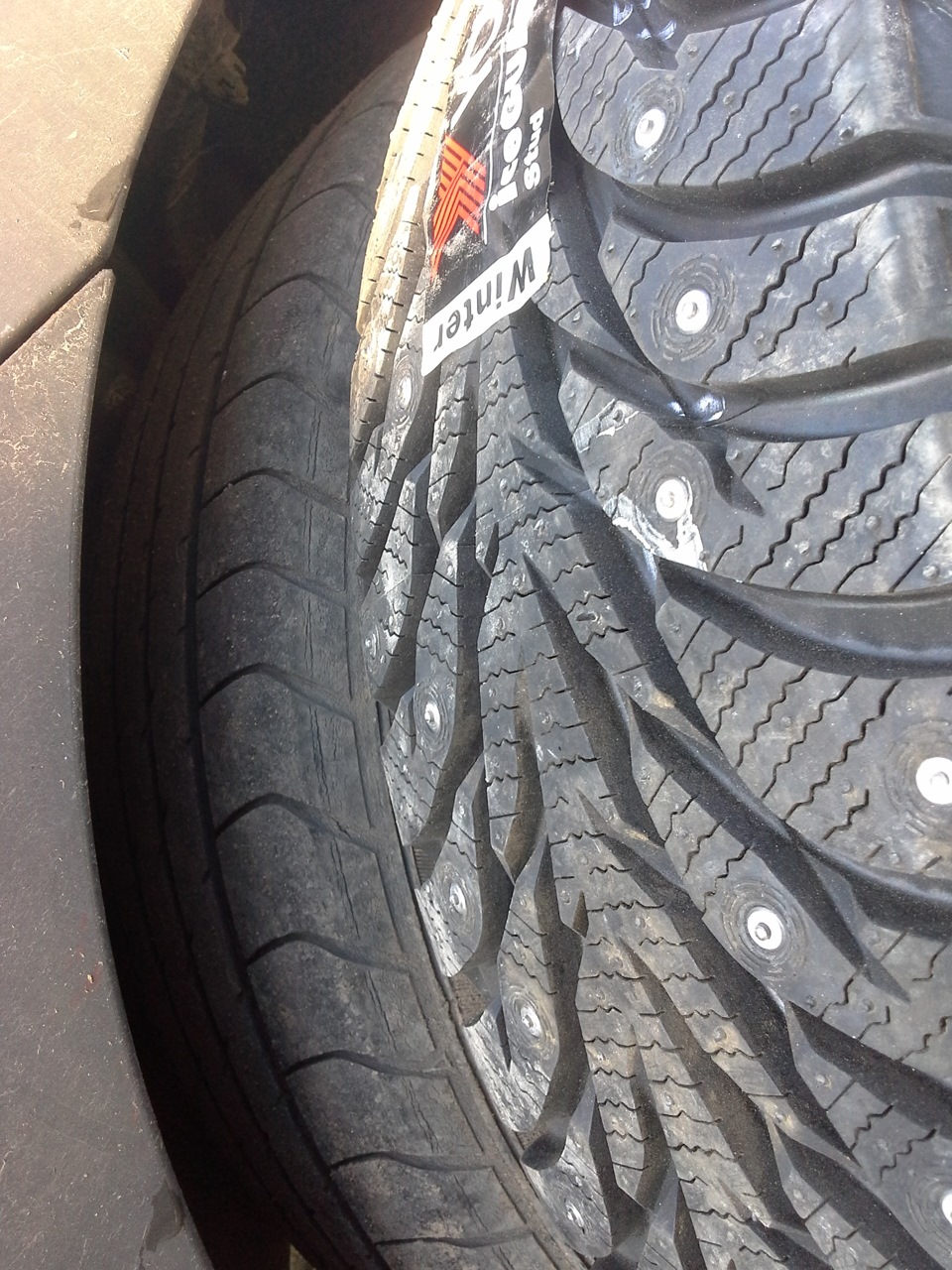 Yokohama IG35 205/65 R16 (зимняя шипованная резина) — Chevrolet Epica ...