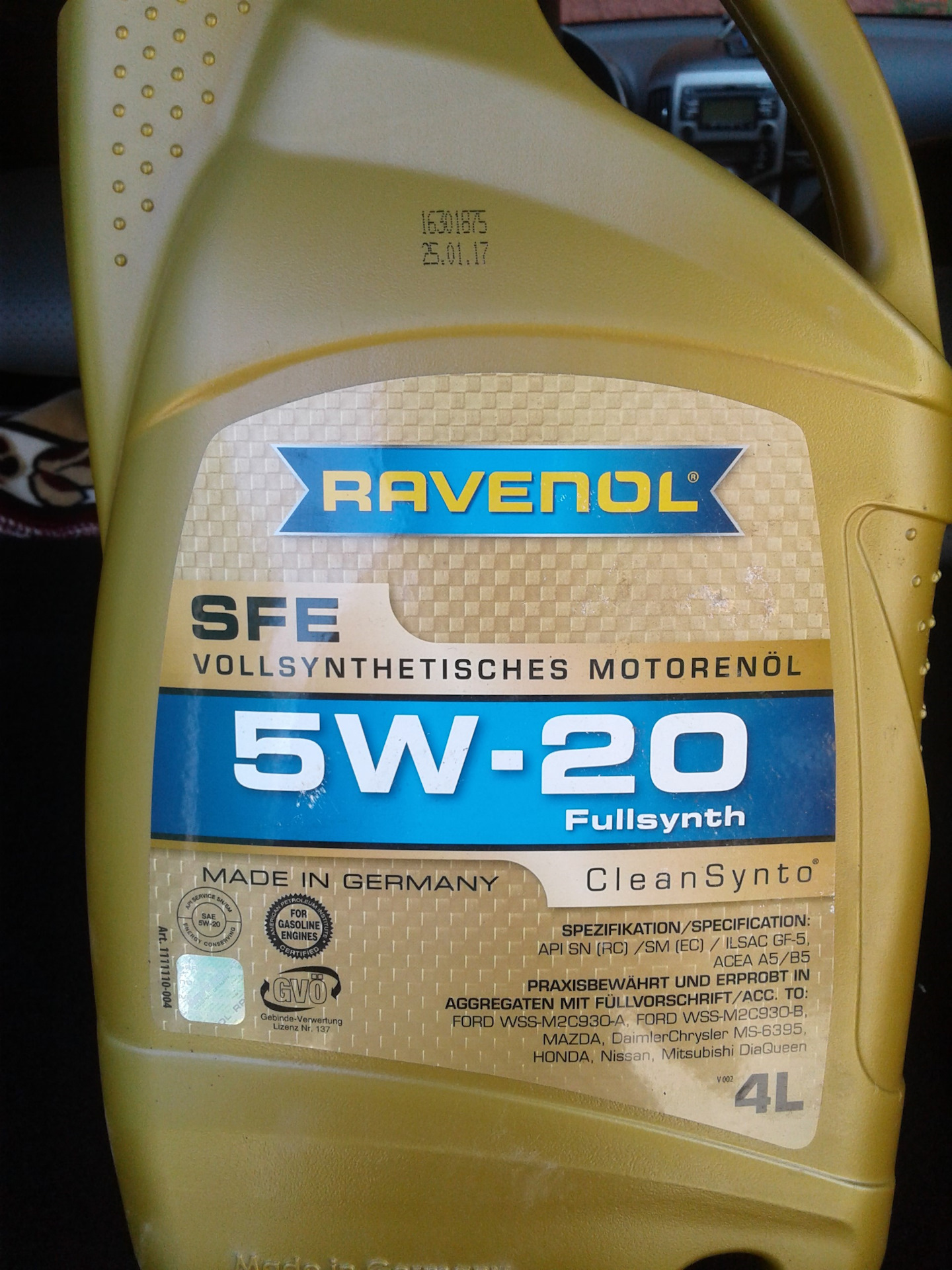 Ravenol Sfe 5w 20 Купить