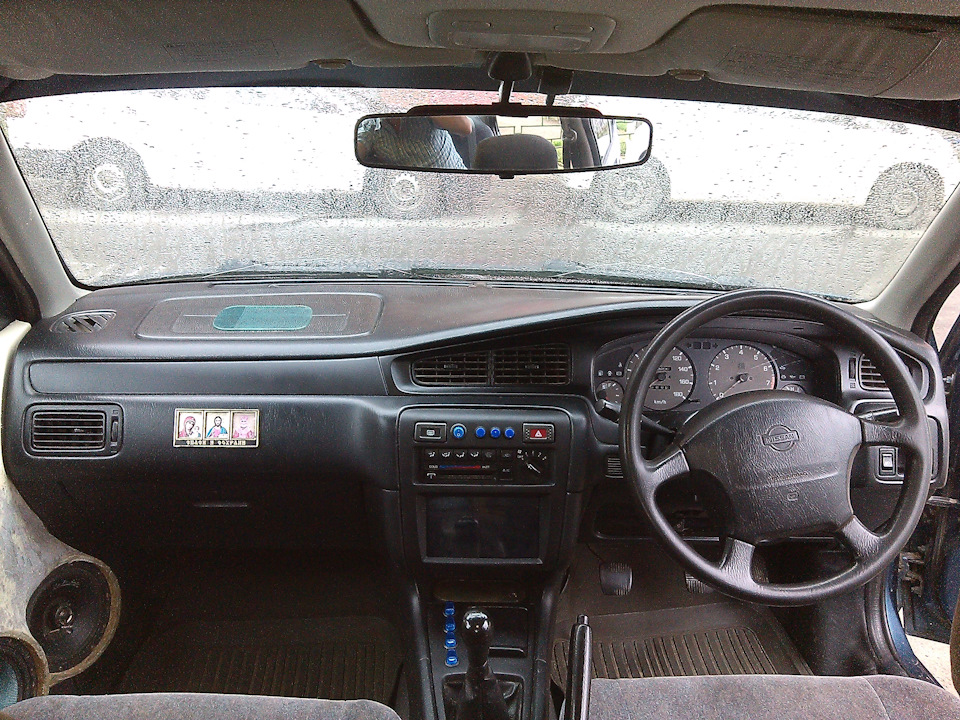 Аквапринт салона птички (самостоятельно) - Nissan Bluebird (U14), 1,8 л, 1999 го