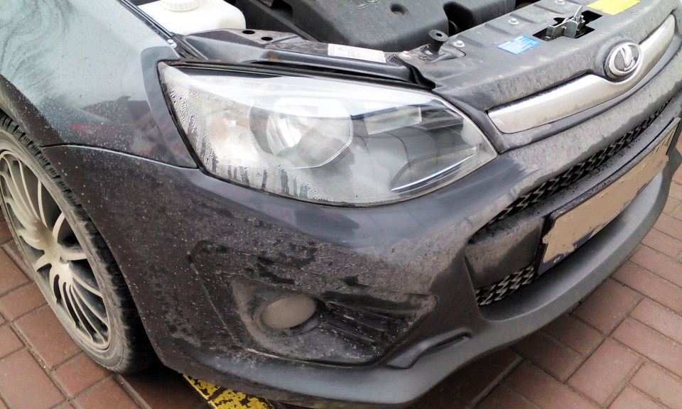 Поменяли блок-фару — Lada Калина Спорт (2G), 1,6 л, 2014 года | визит ...