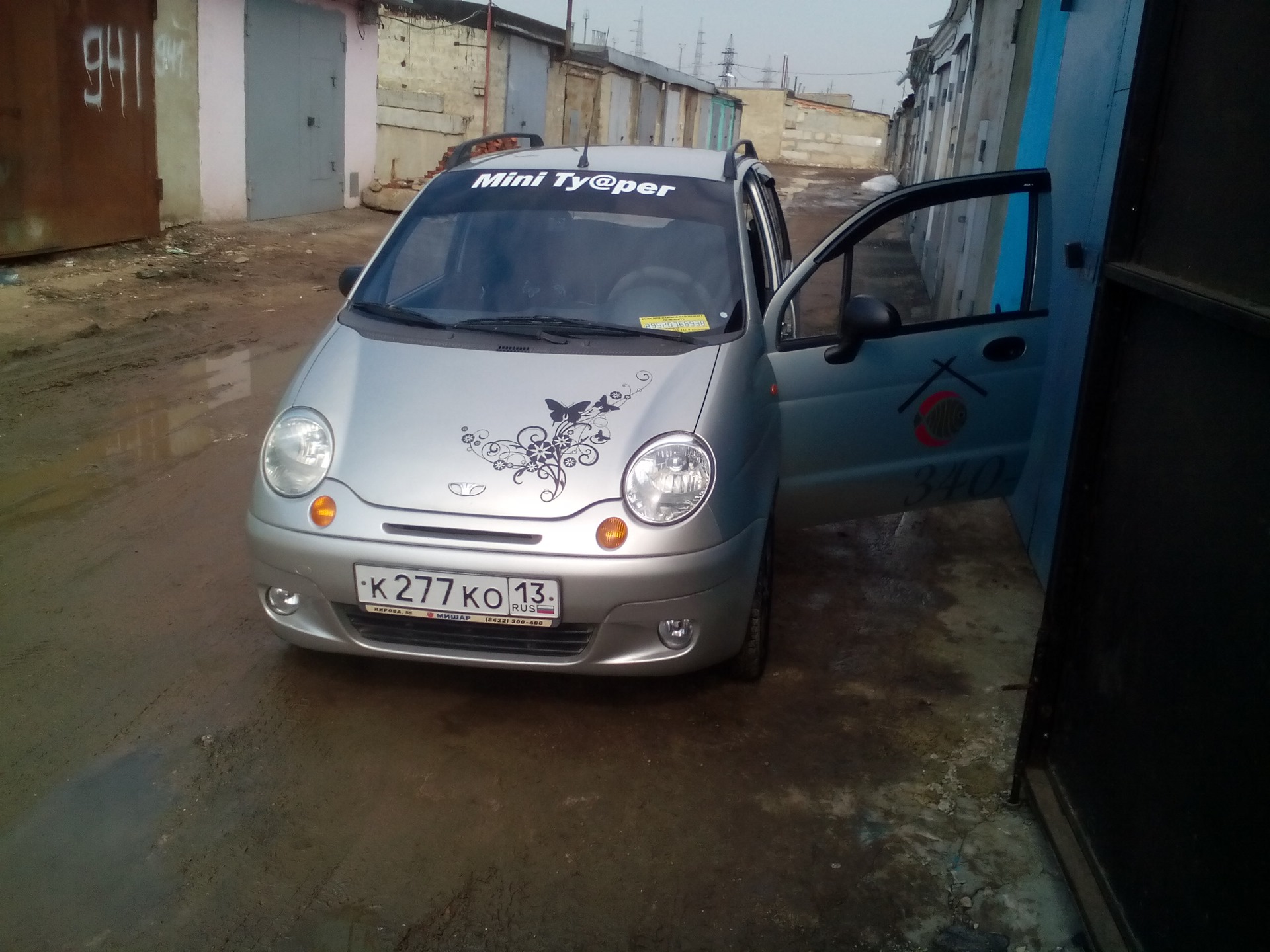 Снял наклейки. — Daewoo Matiz (M100, M150), 0,8 л, 2008 года | другое |  DRIVE2