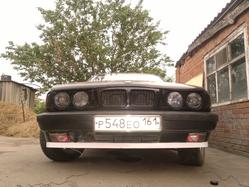 Подключение туманок на Bandite . — BMW 5 series (E34), 3,4 л, 1993 года ...