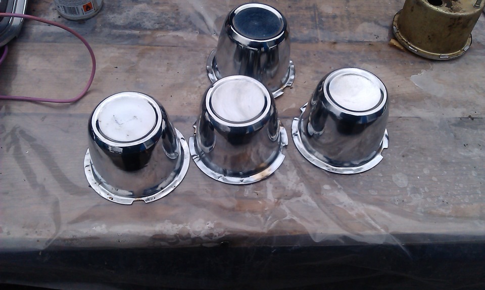 Купил чашечки колесных дисков) — ИЖ Москвич 412, 1,5 л, 1990 года ...