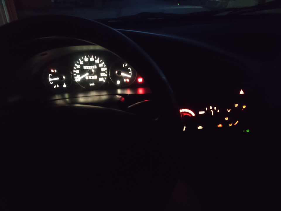 Замена лампочек в панели приборов и подсветки печки. — Chevrolet Lanos ...