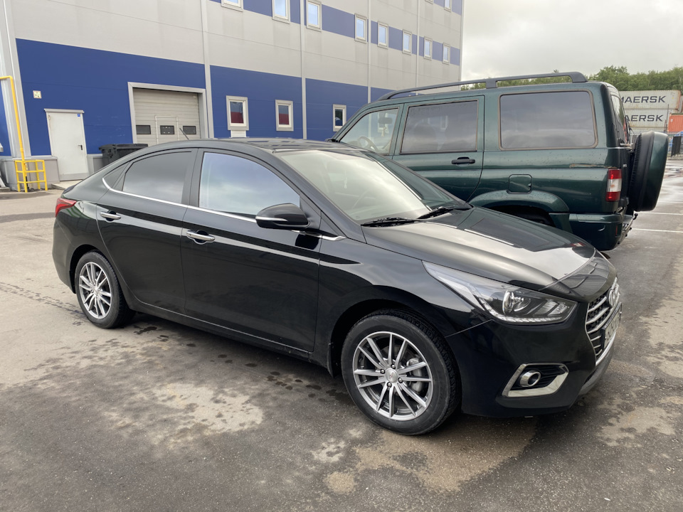 Новые диски — Hyundai Solaris (2G), 1,6 л, 2017 года | колёсные диски ...