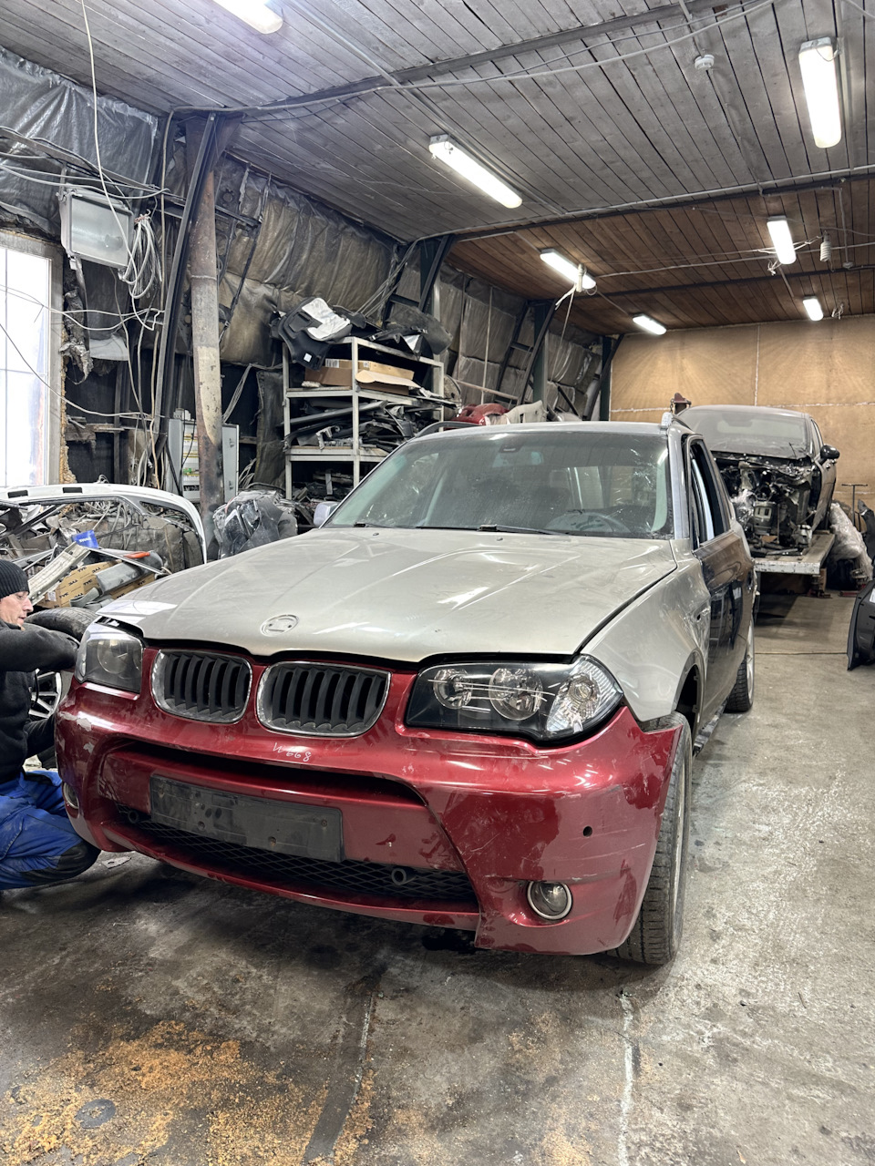 Сборка после ДТП — BMW X3 (E83), 3 л, 2005 года | визит на сервис | DRIVE2