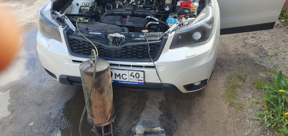 Чистка дросселя без полного снятия — Subaru Forester (SJ), 2 л, 2014 ...