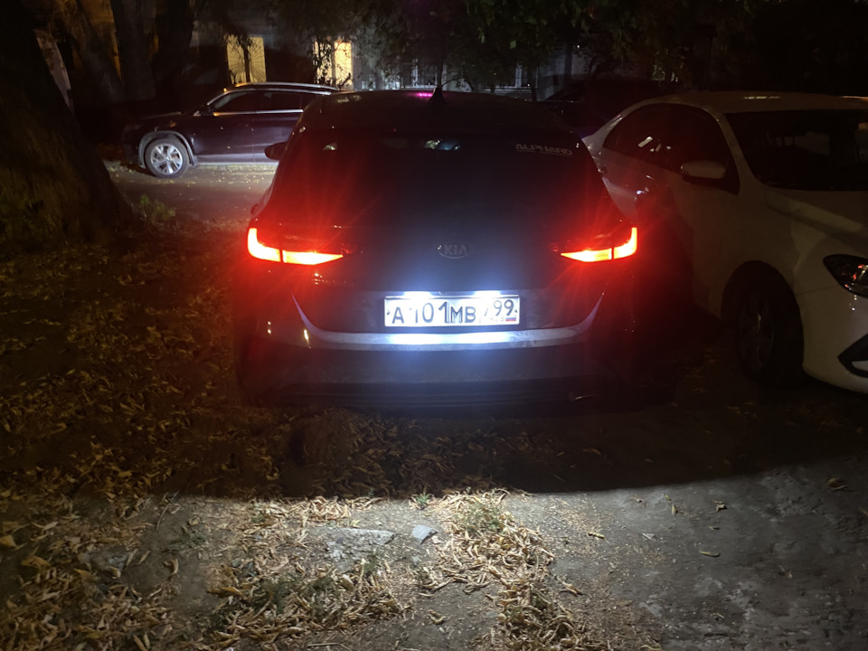 Подсветка Гос. Номера LED. — KIA Ceed (3G), 1,6 л, 2018 года | тюнинг ...