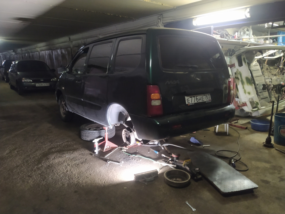 Ремонт заднего редуктора, и тормозов. — Lada 2120 Надежда, 1,8 л, 2003 ...