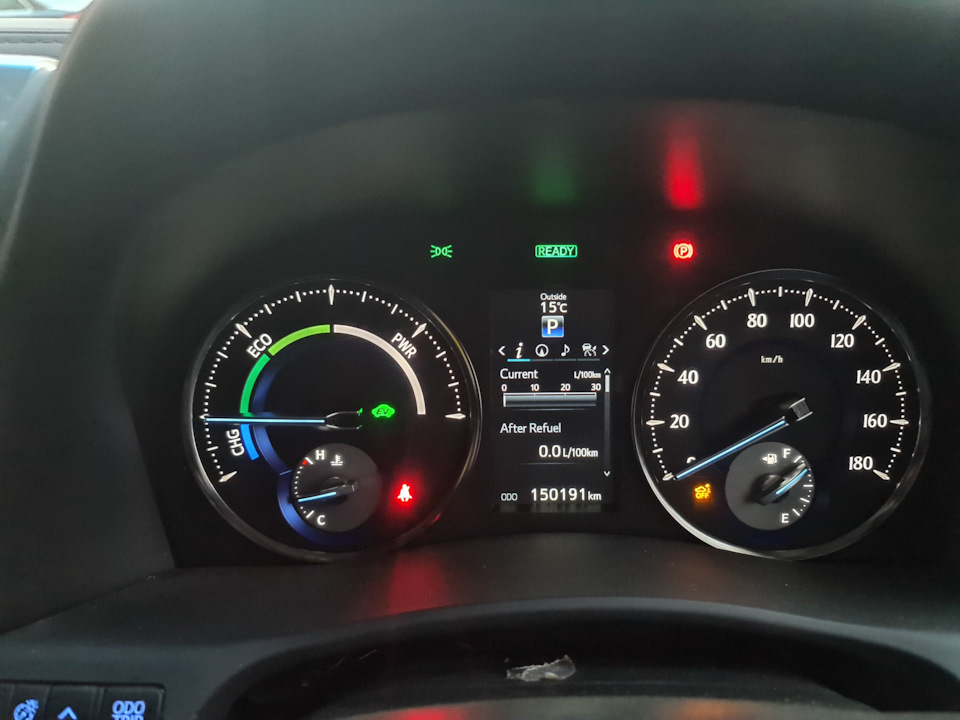 после сброса — Toyota Vellfire (2G)