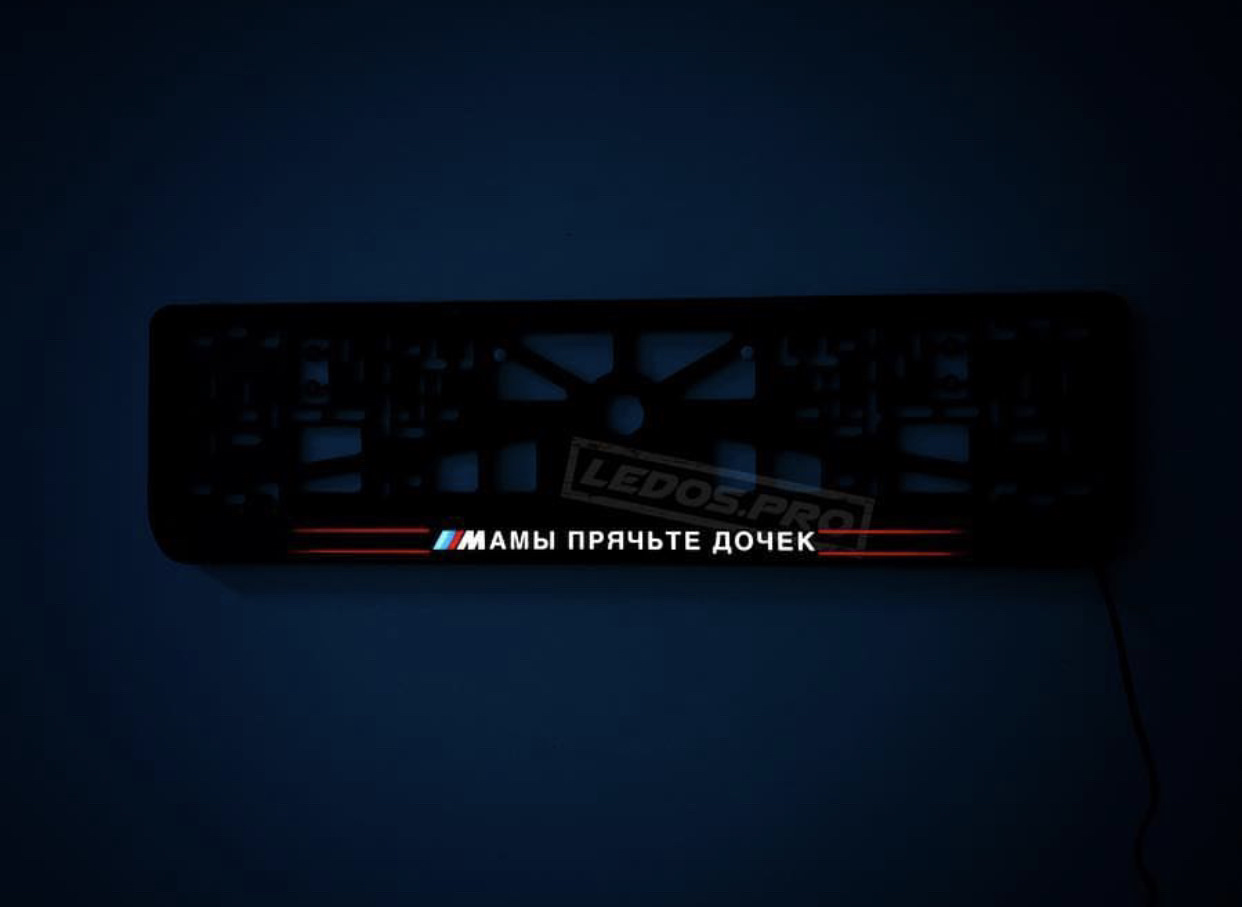 Значки БМВ, номерные рамки ledos — BMW 3 series Coupe (E46), 2,5 л ...
