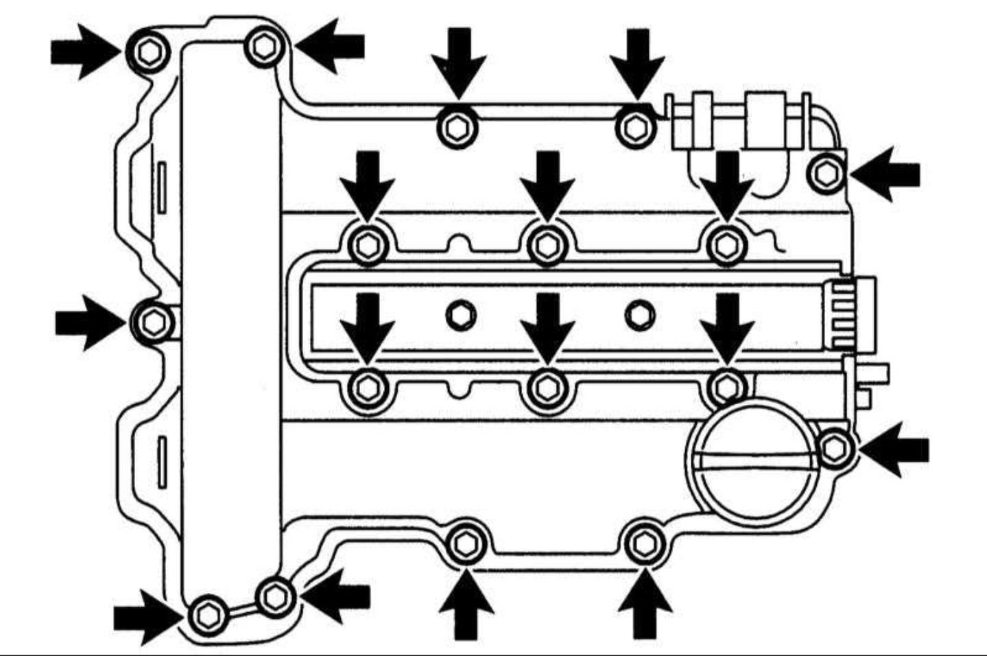 Порядок затяжки болтов клапанной крышки. Порядок затяжки z14xep. Протяжка клапанной крышки Opel Corsa d 1.2. Порядок затяжки клапанной крышки Опель. Момент затяжки клапанной крышки Опель Корса.
